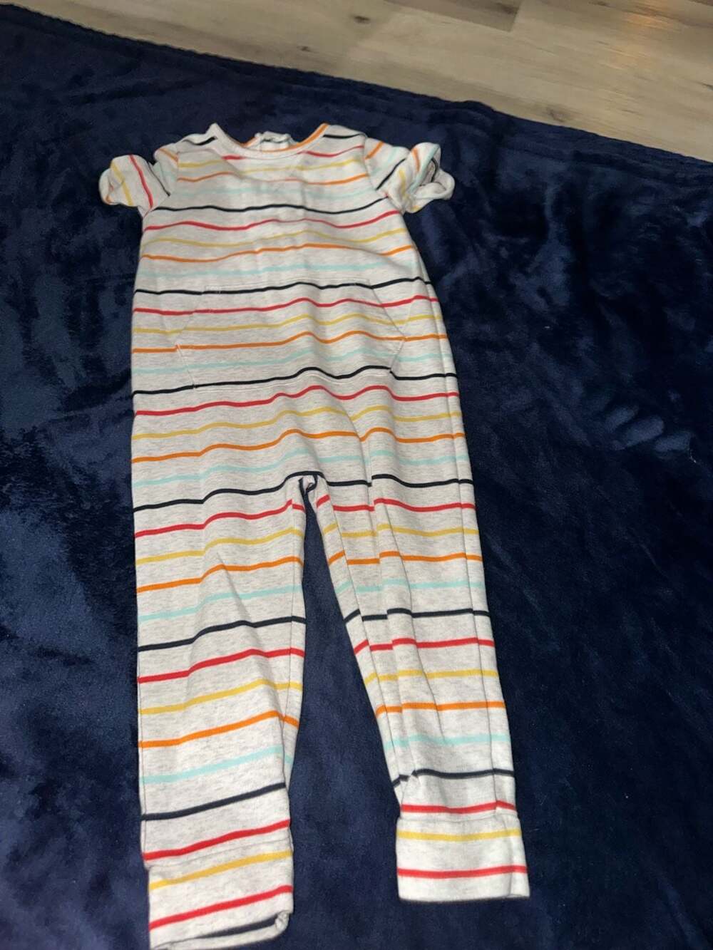 Old Navy Striped Romper Size 3T Multicolored Short Sleeve